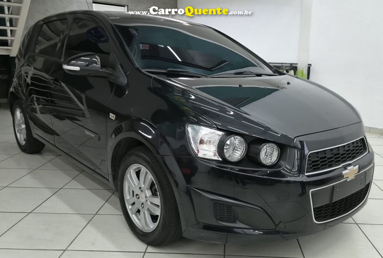 CHEVROLET   SONIC HB LT 1.6 16V FLEXPOWER 5P AUT.   PRETO 2014 1.6 FLEX - Loja