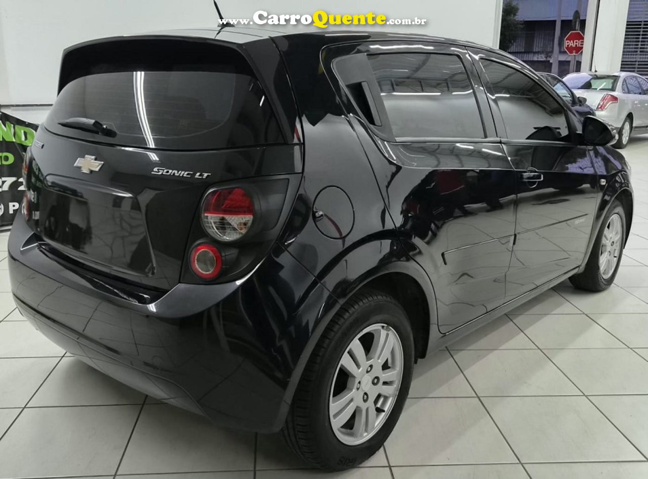 CHEVROLET   SONIC HB LT 1.6 16V FLEXPOWER 5P AUT.   PRETO 2014 1.6 FLEX - Loja