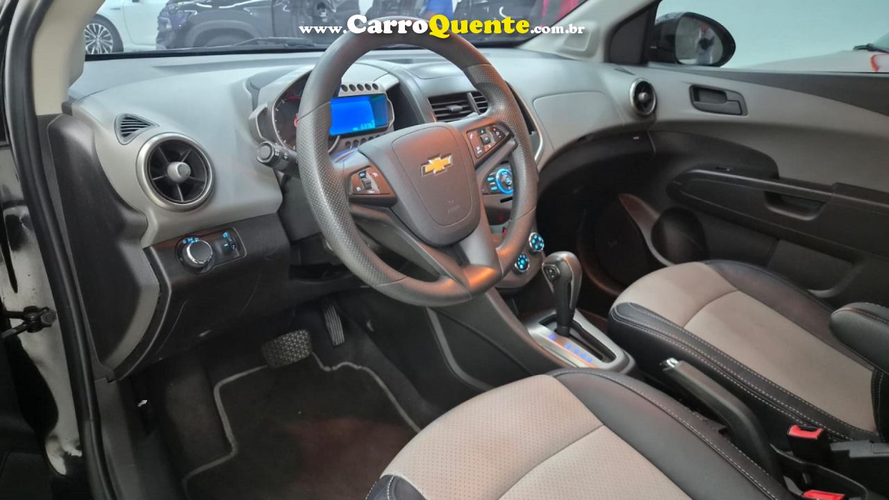 CHEVROLET   SONIC HB LT 1.6 16V FLEXPOWER 5P AUT.   PRETO 2014 1.6 FLEX - Loja