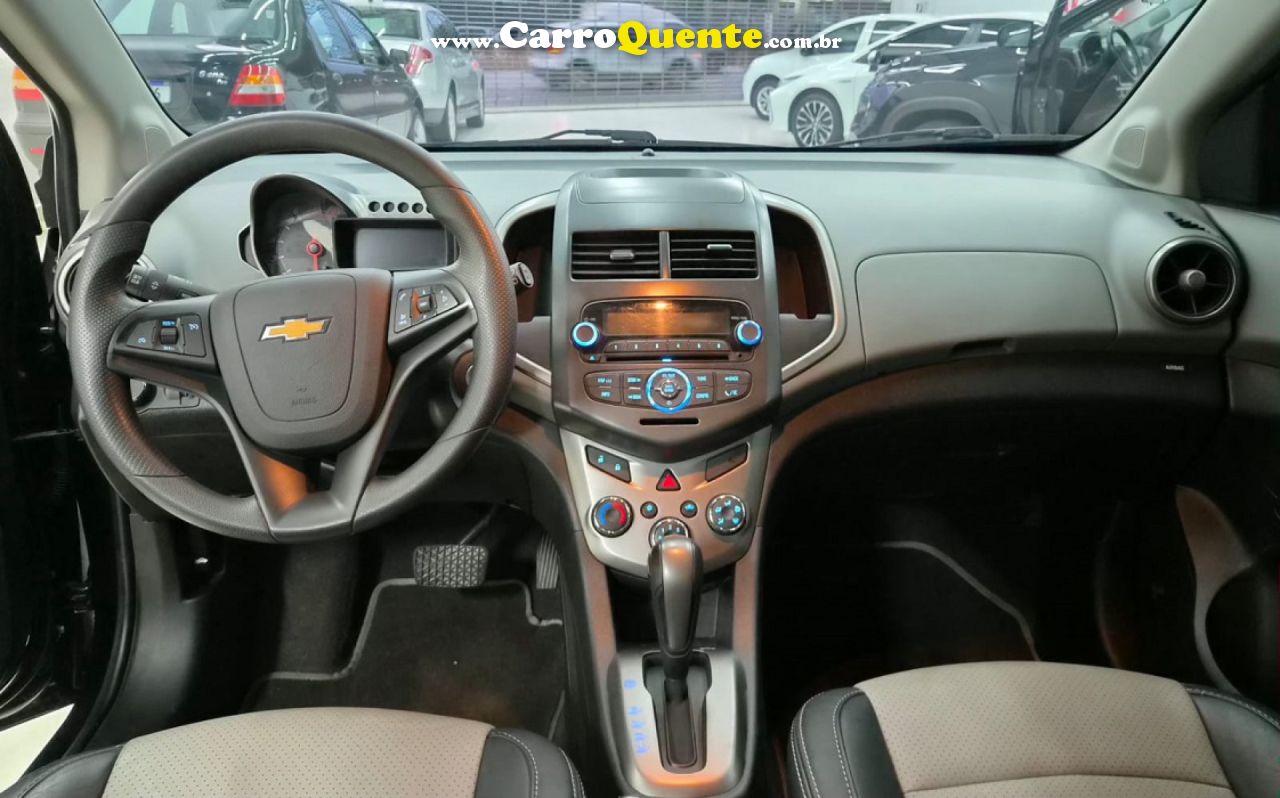 CHEVROLET   SONIC HB LT 1.6 16V FLEXPOWER 5P AUT.   PRETO 2014 1.6 FLEX - Loja