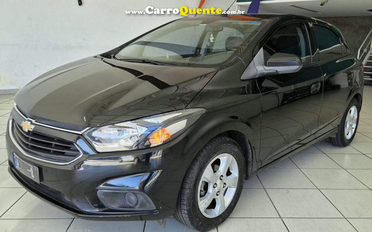 CHEVROLET   ONIX HATCH LT 1.4 8V FLEXPOWER 5P MEC.   PRETO 2019 1.4 FLEX - Loja