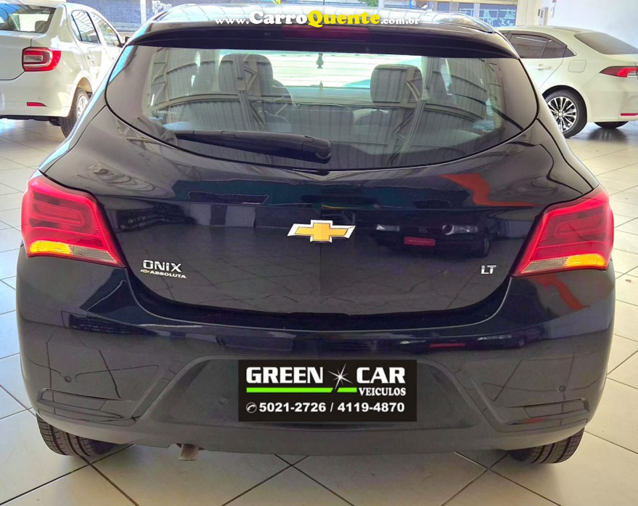 CHEVROLET   ONIX HATCH LT 1.4 8V FLEXPOWER 5P MEC.   PRETO 2019 1.4 FLEX - Loja