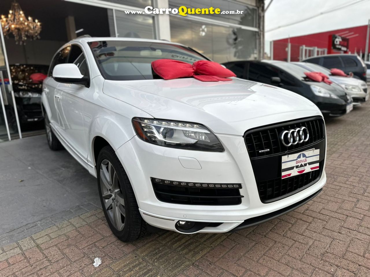 AUDI   Q7 3.0 V6 TFSI  QUAT.TIP.5P PERFORMANCE   BRANCO 2012 3.0 GASOLINA - Loja