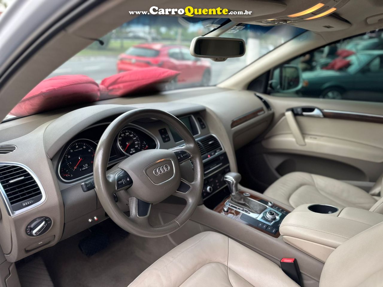 AUDI   Q7 3.0 V6 TFSI  QUAT.TIP.5P PERFORMANCE   BRANCO 2012 3.0 GASOLINA - Loja