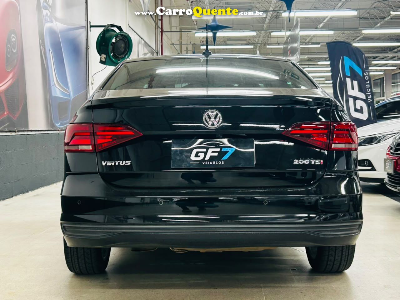 VOLKSWAGEN   VIRTUS COMFORT. 200 TSI 1.0 FLEX 12V AUT   PRETO 2022 1.0 FLEX - Loja