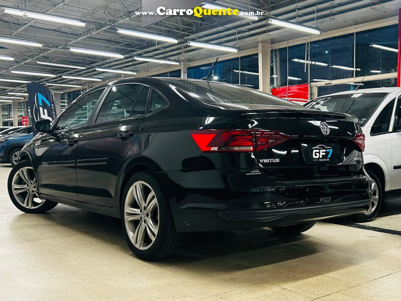 VOLKSWAGEN   VIRTUS COMFORT. 200 TSI 1.0 FLEX 12V AUT   PRETO 2022 1.0 FLEX - Loja
