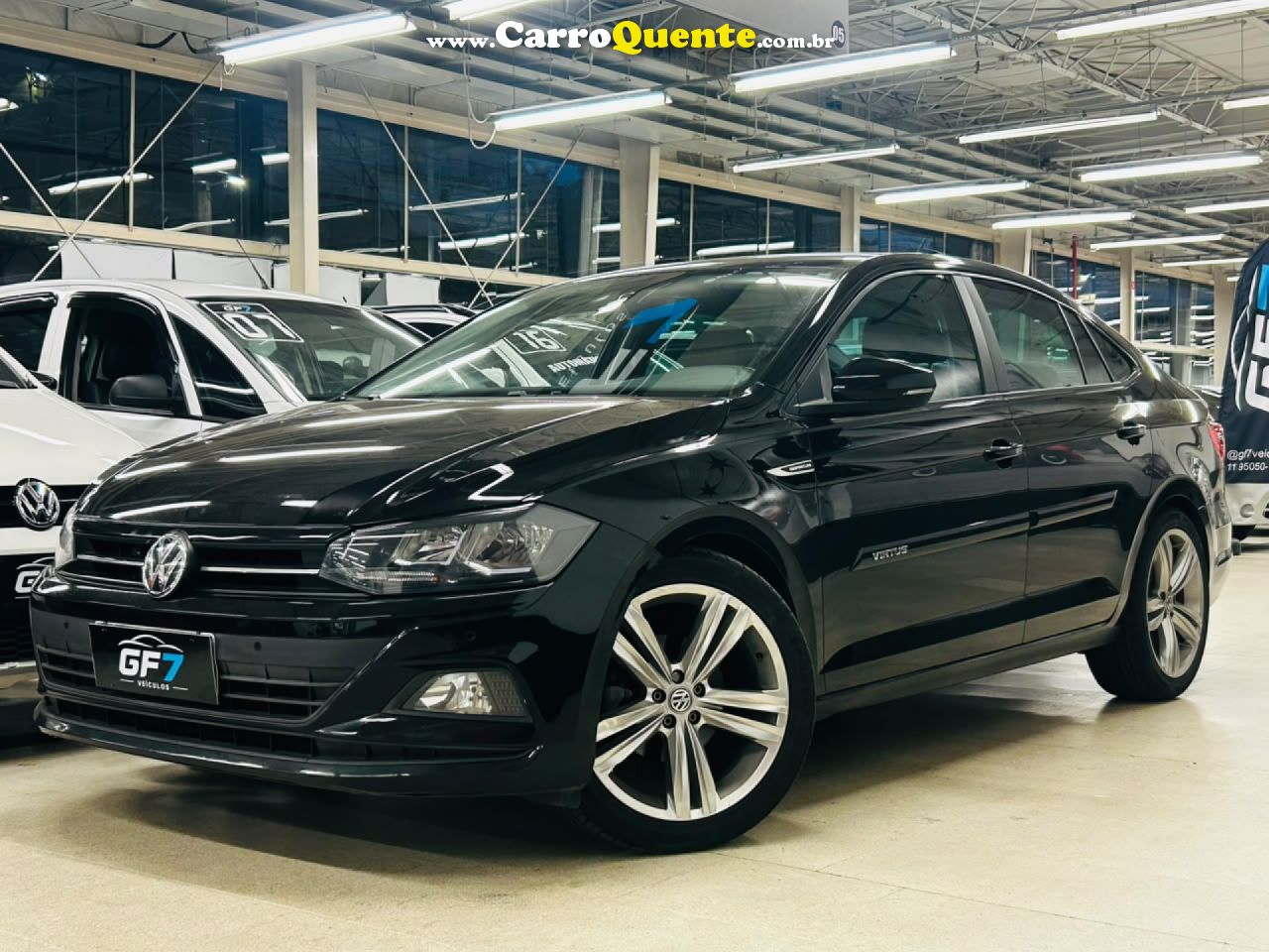 VOLKSWAGEN   VIRTUS COMFORT. 200 TSI 1.0 FLEX 12V AUT   PRETO 2022 1.0 FLEX - Loja