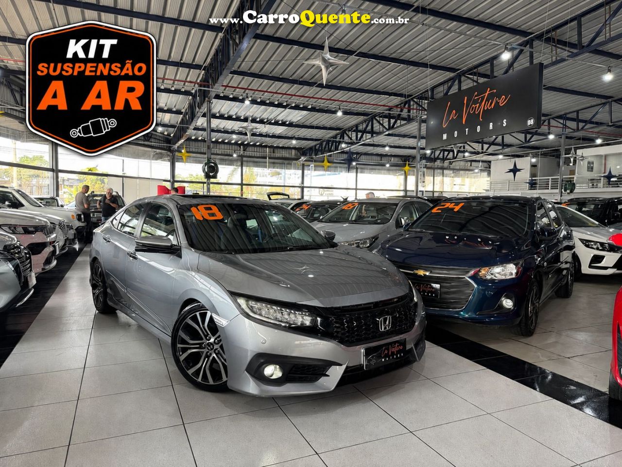 HONDA CIVIC 1.5 16V TURBO TOURING 2018 - Loja