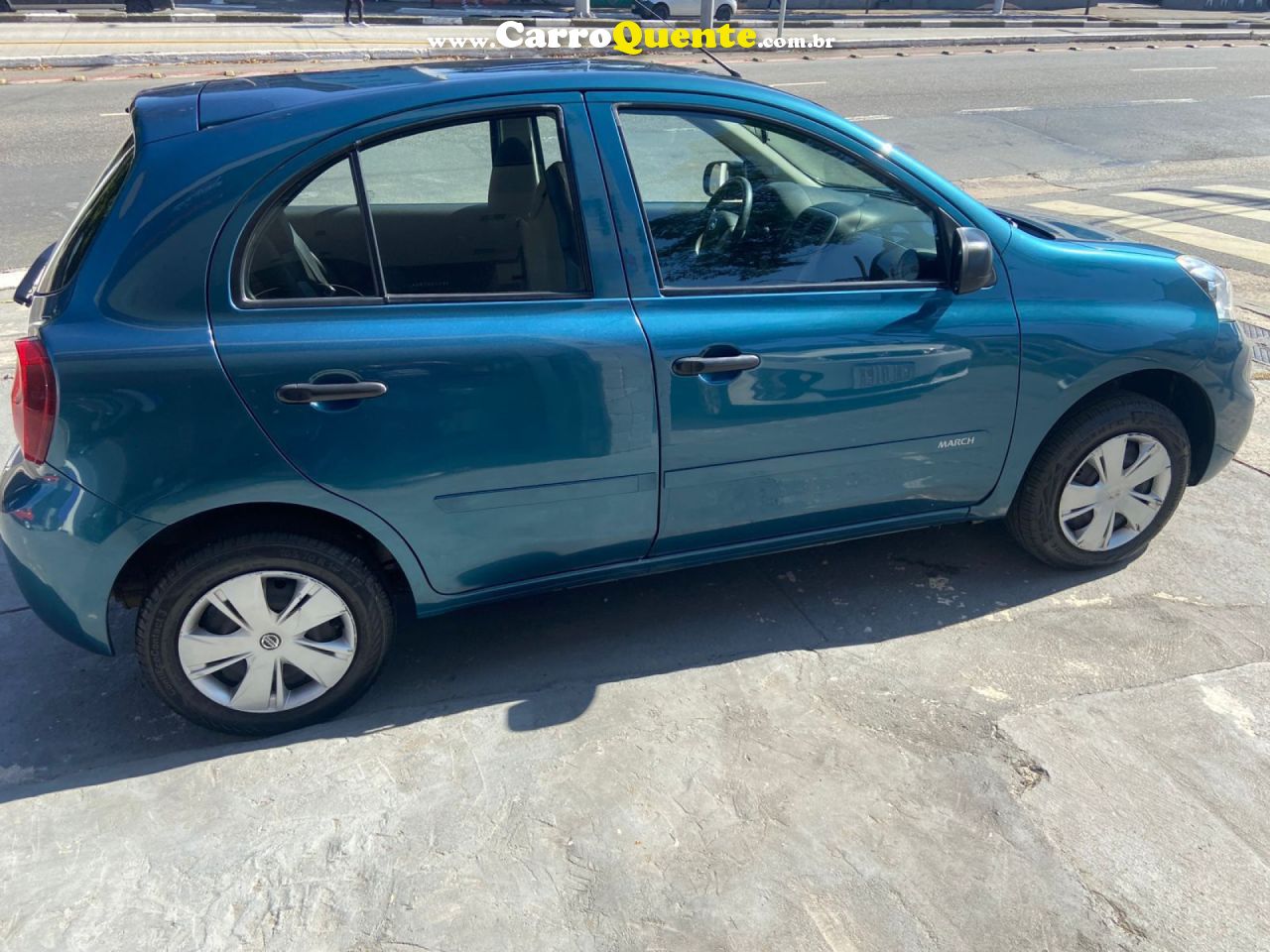 NISSAN   MARCH 1.6S   AZUL 2016 1.6 FLEX - Loja