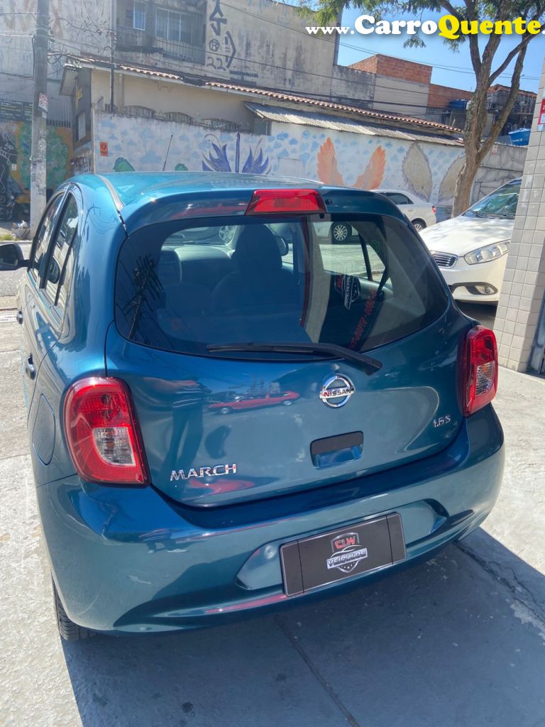 NISSAN   MARCH 1.6S   AZUL 2016 1.6 FLEX - Loja