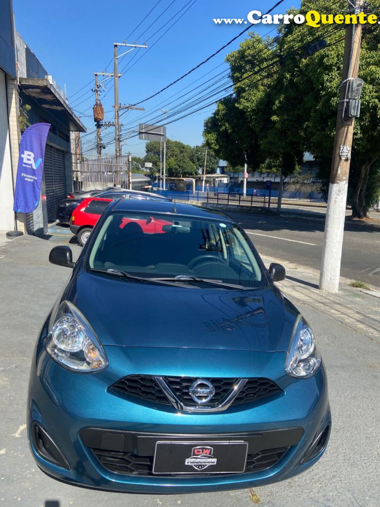 NISSAN   MARCH 1.6S   AZUL 2016 1.6 FLEX - Loja
