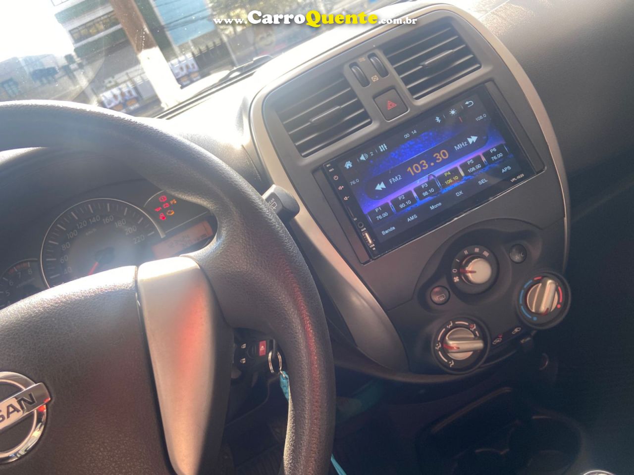 NISSAN   MARCH 1.6S   AZUL 2016 1.6 FLEX - Loja