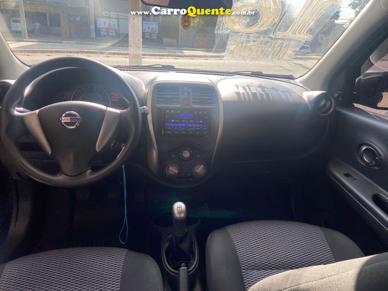 NISSAN   MARCH 1.6S   AZUL 2016 1.6 FLEX - Loja