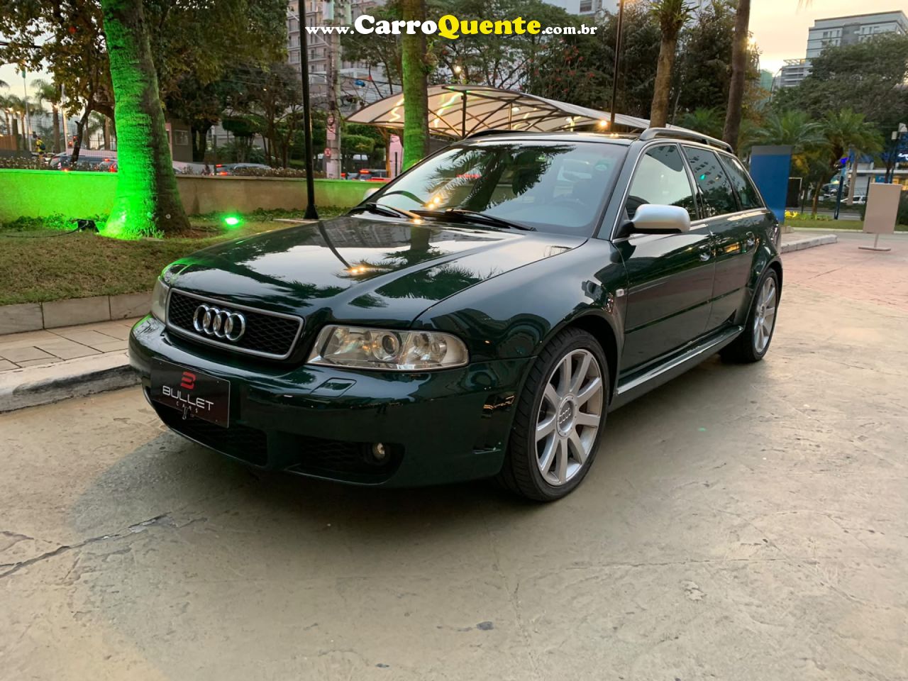 AUDI   2.7 AVANT QUATTRO V6 30V TURBO GASOLINA 4P MANUAL   VERDE 2001 2.7 GASOLINA - Loja