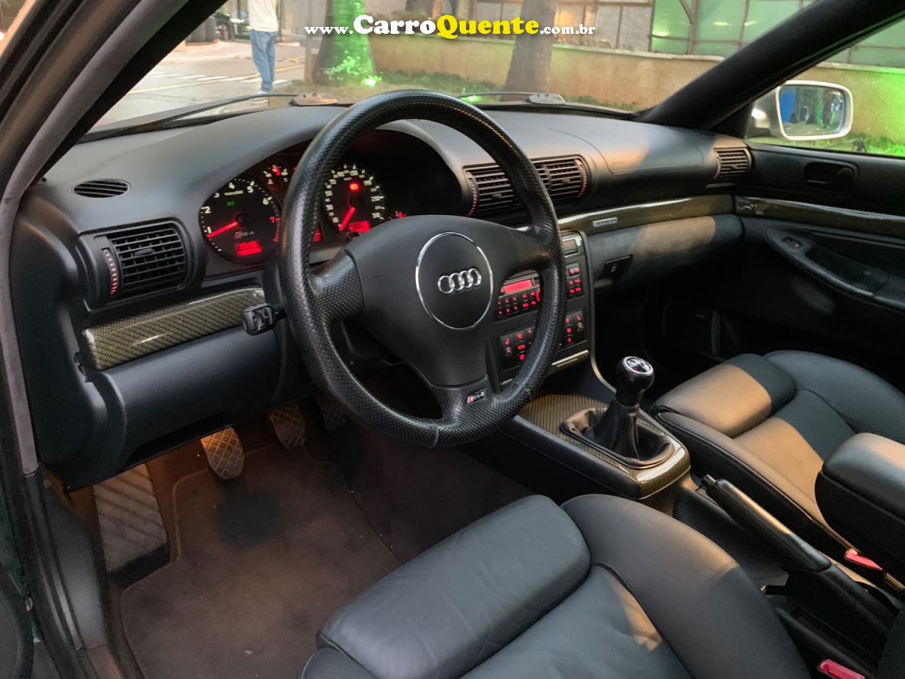 AUDI   2.7 AVANT QUATTRO V6 30V TURBO GASOLINA 4P MANUAL   VERDE 2001 2.7 GASOLINA - Loja