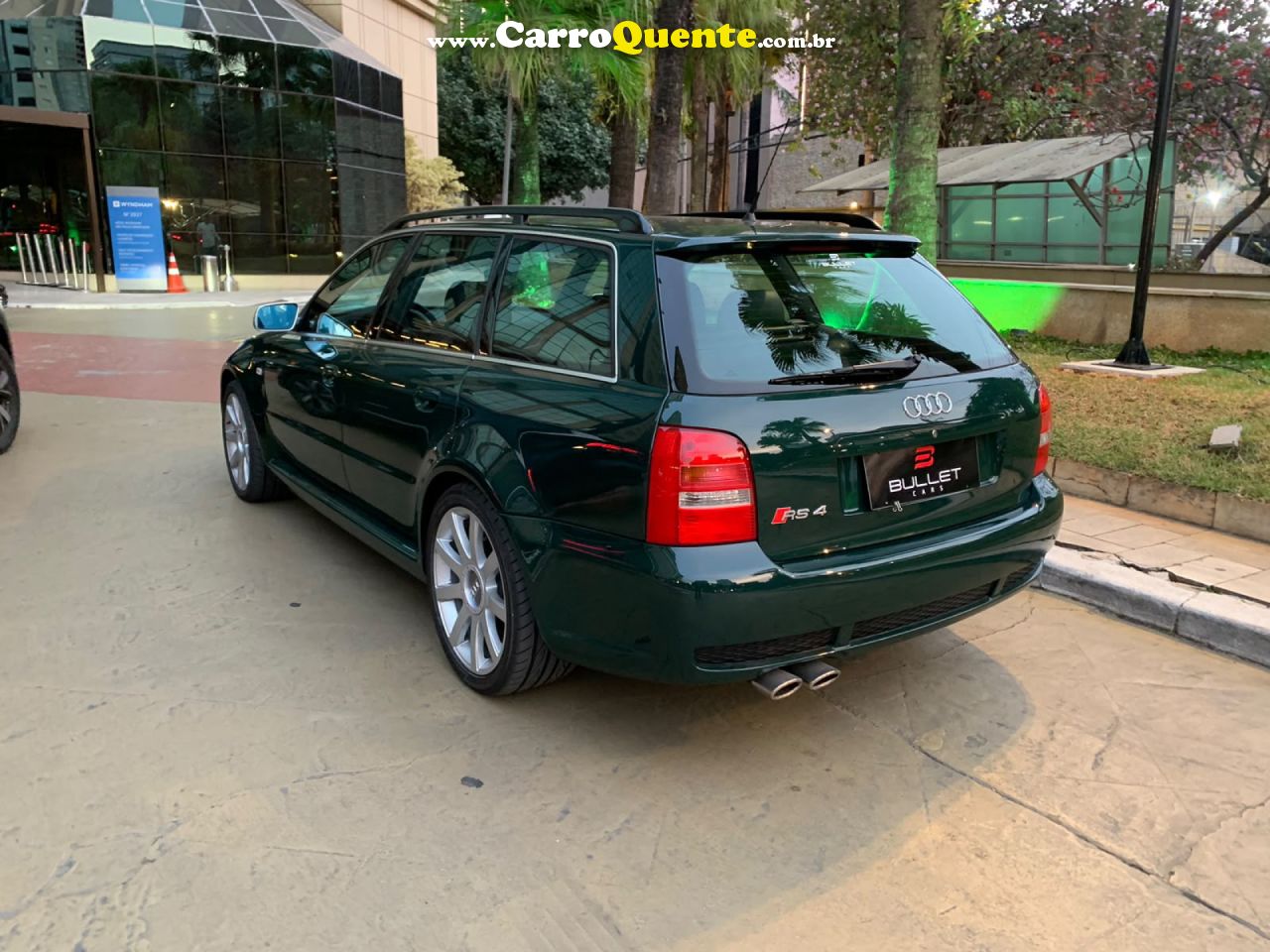 AUDI   2.7 AVANT QUATTRO V6 30V TURBO GASOLINA 4P MANUAL   VERDE 2001 2.7 GASOLINA - Loja