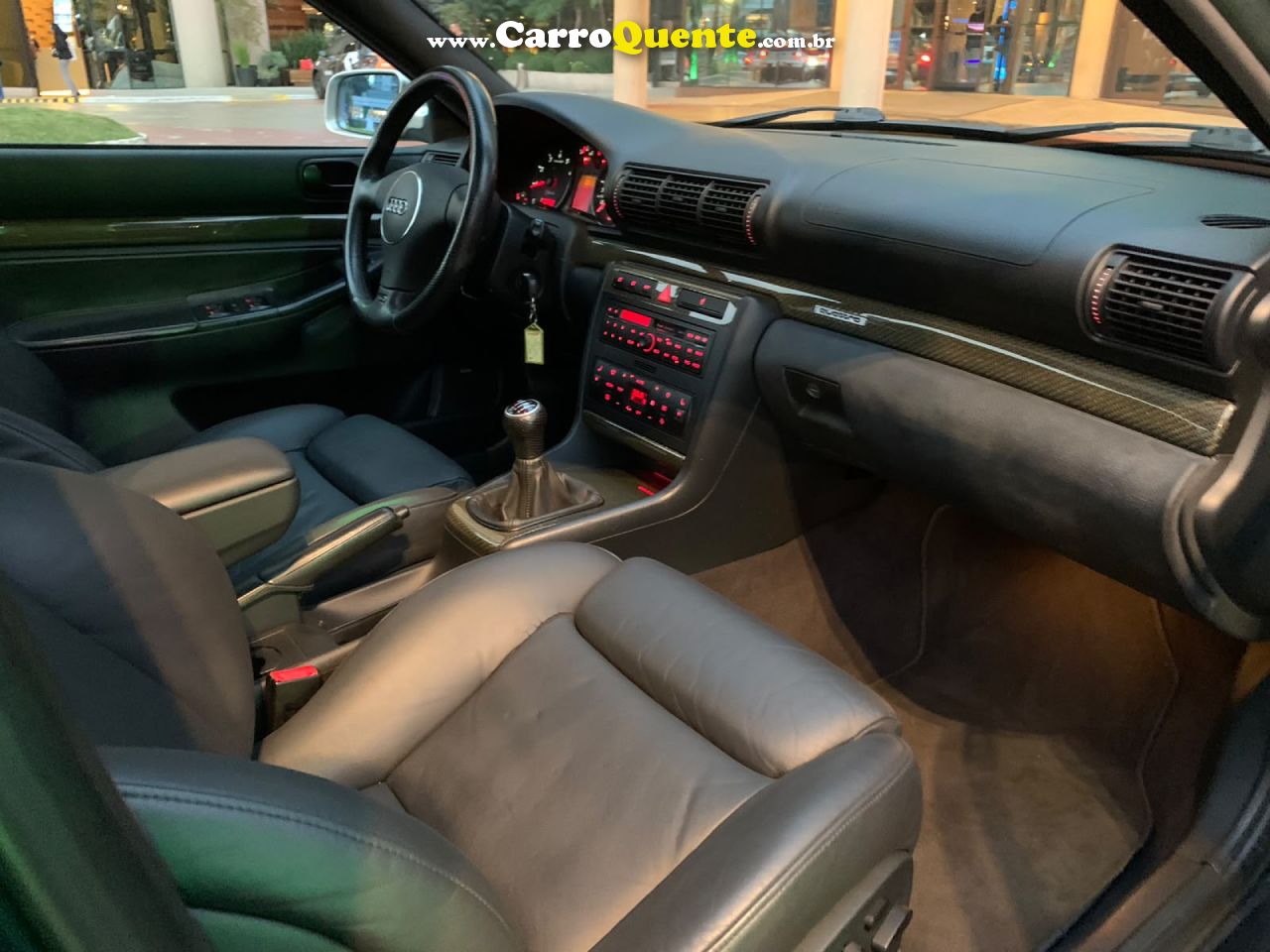 AUDI   2.7 AVANT QUATTRO V6 30V TURBO GASOLINA 4P MANUAL   VERDE 2001 2.7 GASOLINA - Loja