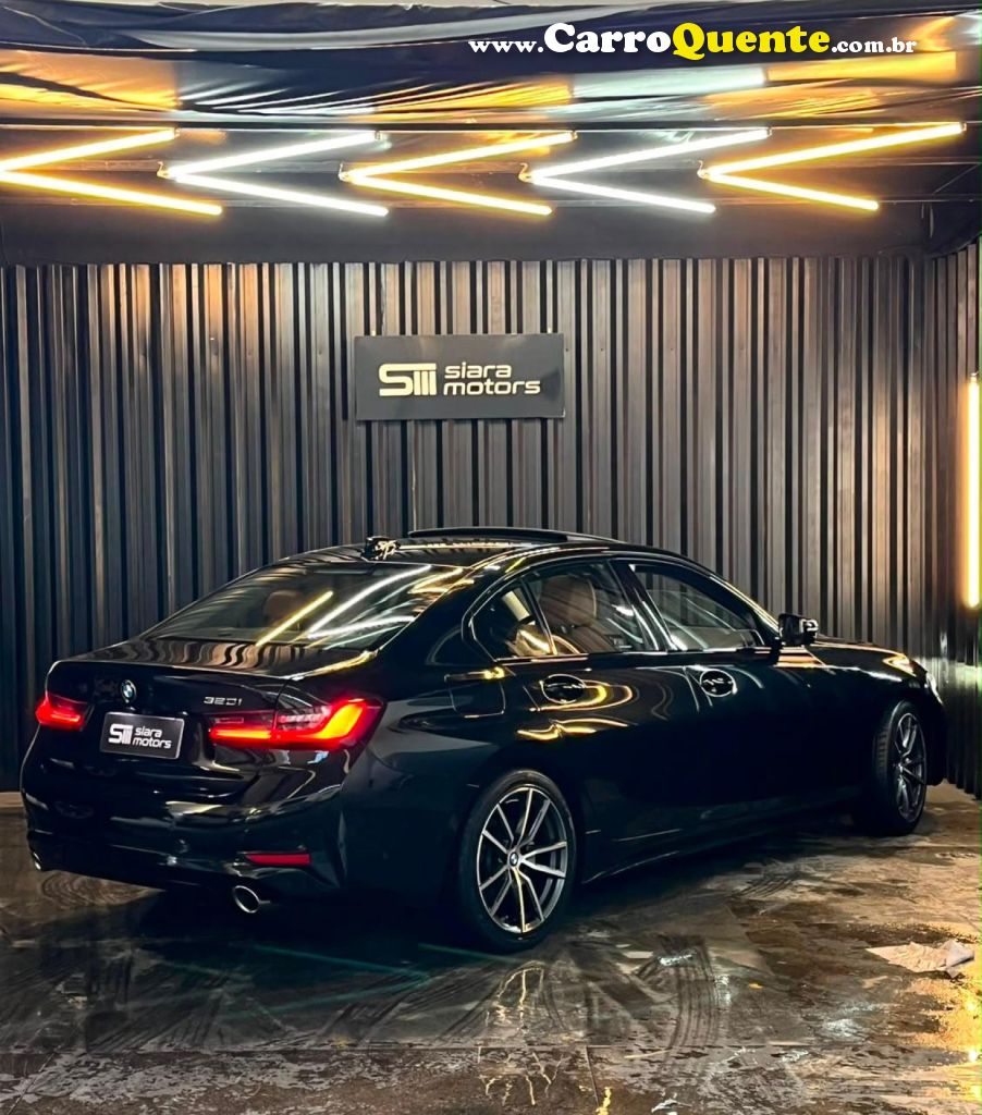 BMW   320IA 2.0 TB M SPORT A.FLEXM.SPORT 4P   PRETO 2022 2.0 GASOLINA - Loja
