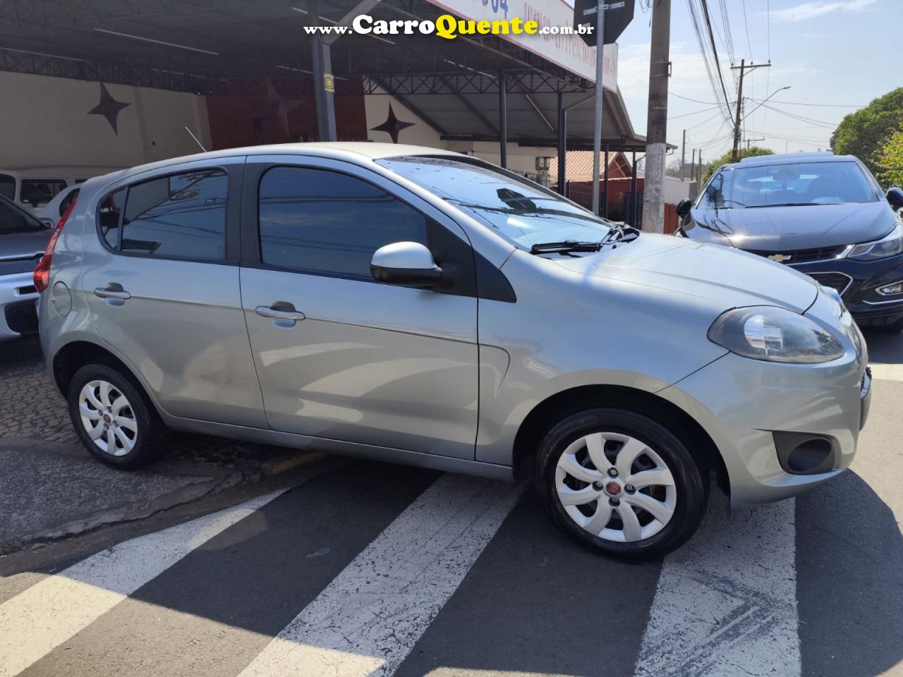 FIAT   PALIO ATTRACTIVE 1.0 EVO FIRE FLEX 8V 5P   CINZA 2015 1.0 FLEX - Loja