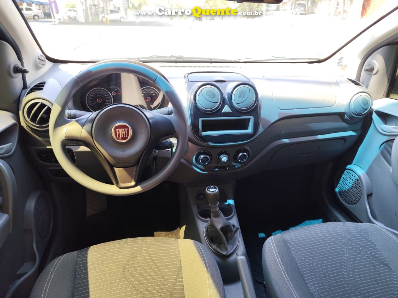 FIAT   PALIO ATTRACTIVE 1.0 EVO FIRE FLEX 8V 5P   CINZA 2015 1.0 FLEX - Loja