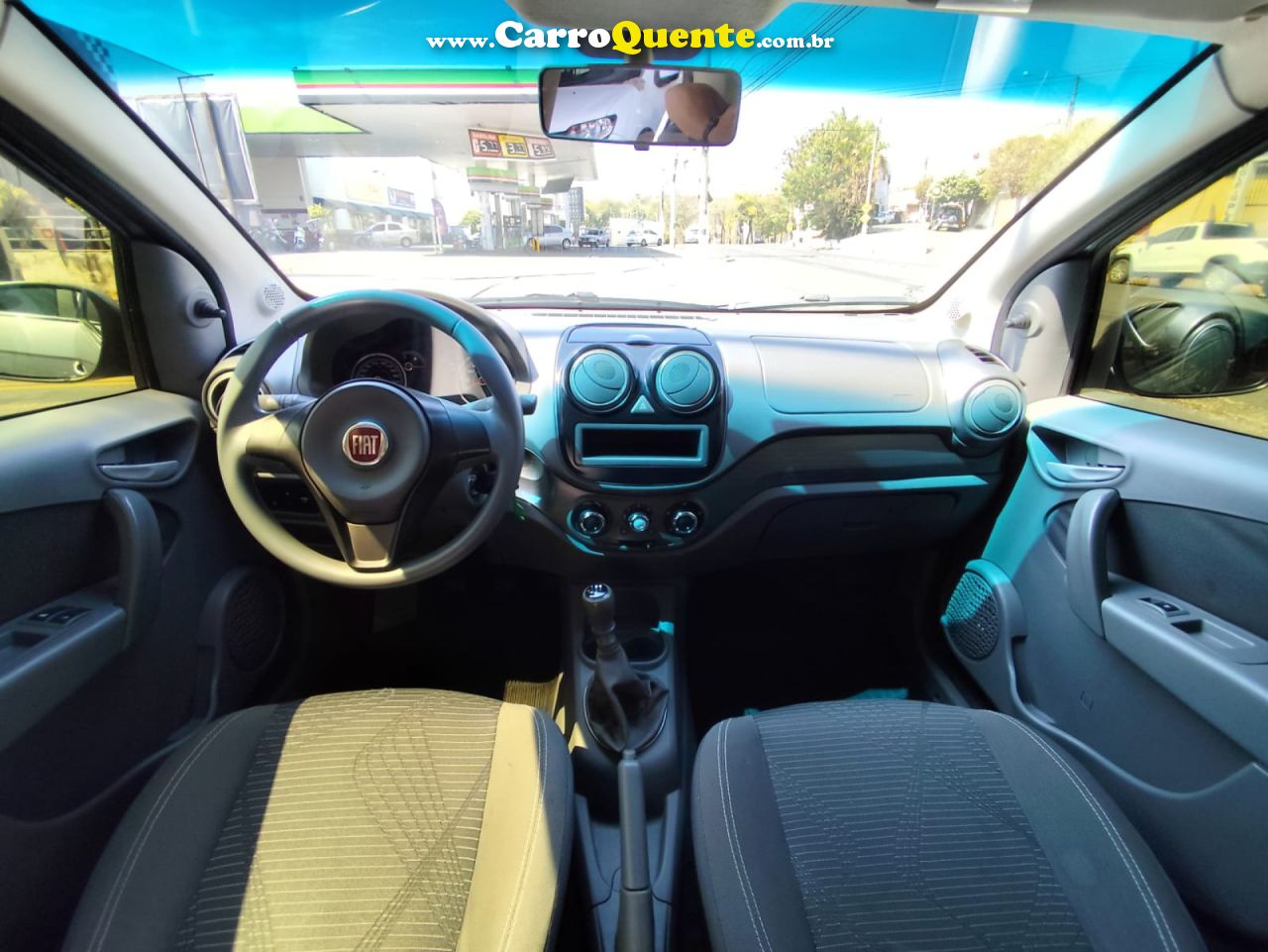 FIAT   PALIO ATTRACTIVE 1.0 EVO FIRE FLEX 8V 5P   CINZA 2015 1.0 FLEX - Loja