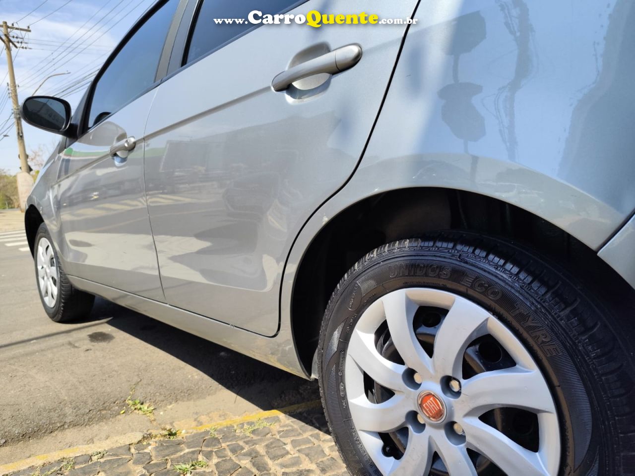FIAT   PALIO ATTRACTIVE 1.0 EVO FIRE FLEX 8V 5P   CINZA 2015 1.0 FLEX - Loja