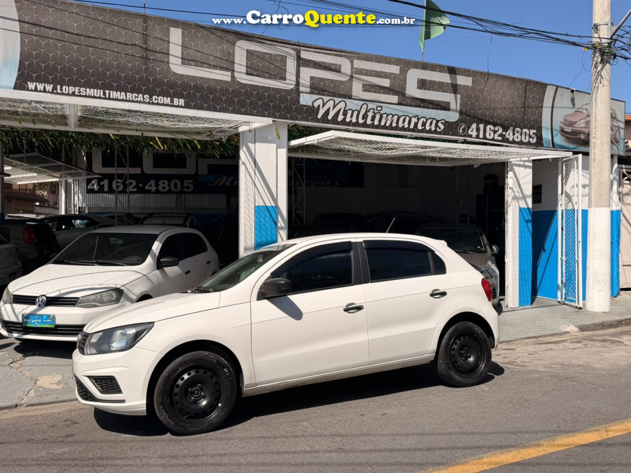 VOLKSWAGEN   GOL 1.6 MSI FLEX 8V 5P   BRANCO 2019 1.6 FLEX - Loja