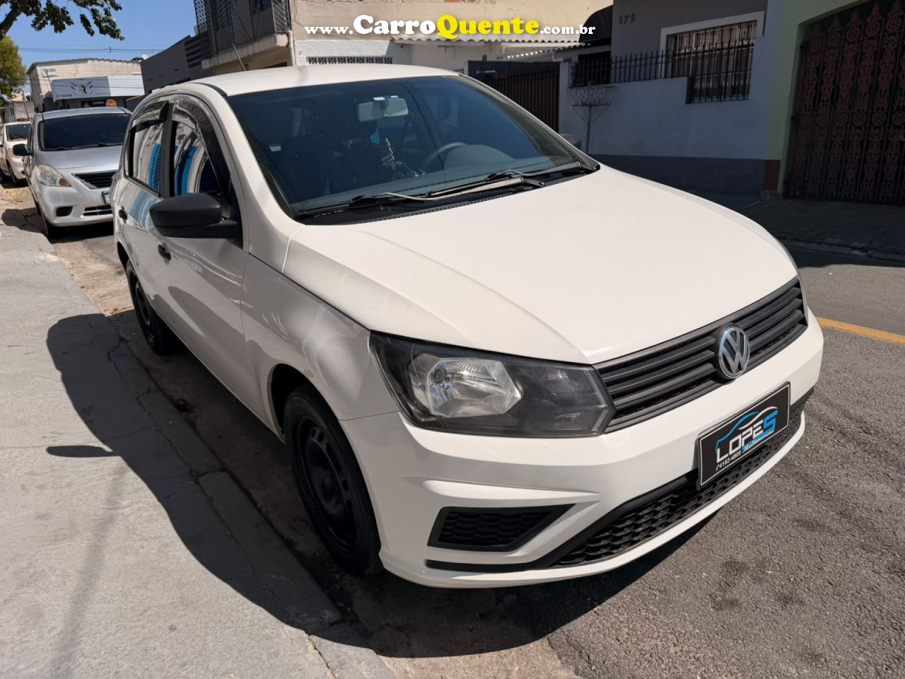 VOLKSWAGEN   GOL 1.6 MSI FLEX 8V 5P   BRANCO 2019 1.6 FLEX - Loja