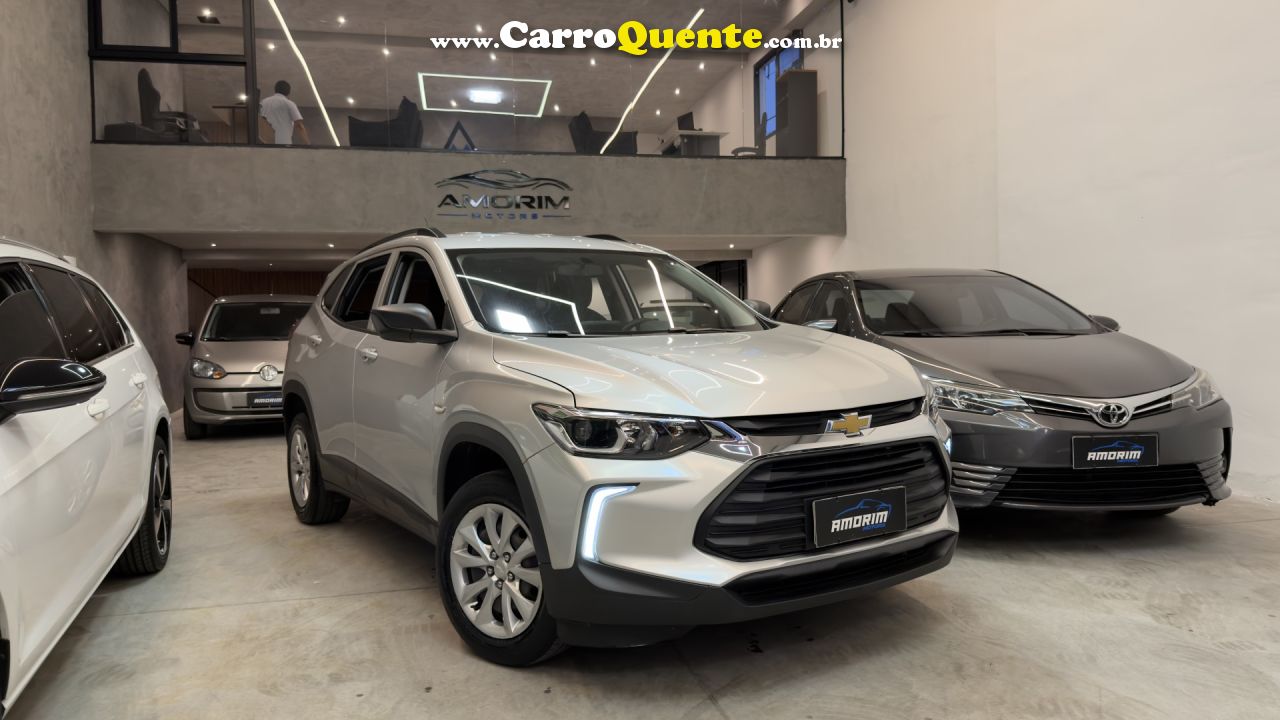 CHEVROLET   TRACKER 1.0 TURBO 12V FLEX AUT.    PRATA 2021 1.0 FLEX - Loja