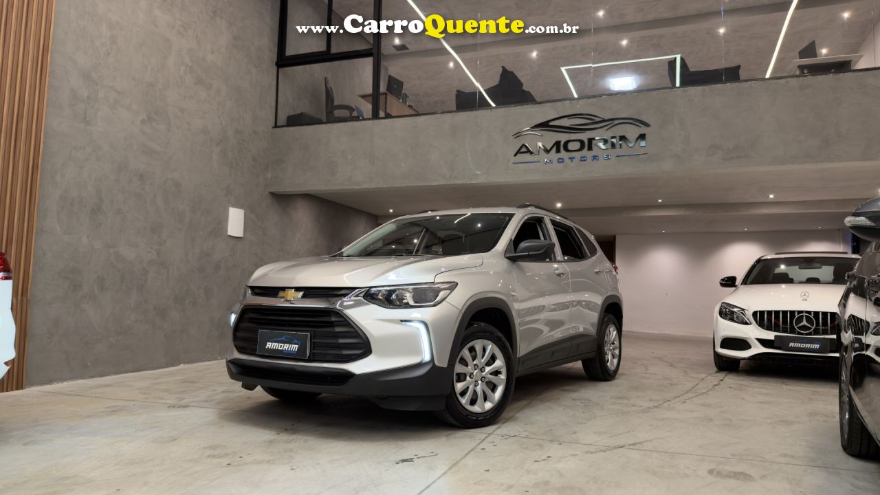 CHEVROLET   TRACKER 1.0 TURBO 12V FLEX AUT.    PRATA 2021 1.0 FLEX - Loja