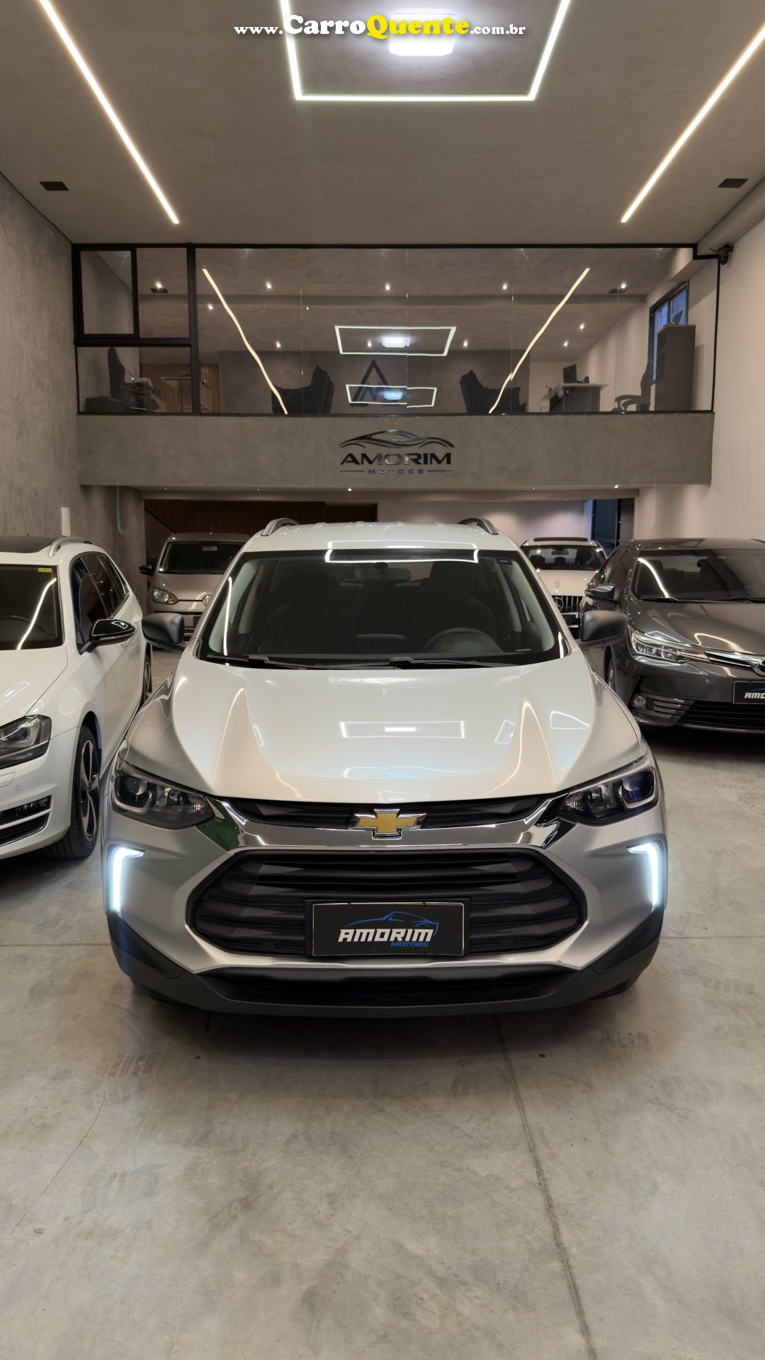CHEVROLET   TRACKER 1.0 TURBO 12V FLEX AUT.    PRATA 2021 1.0 FLEX - Loja