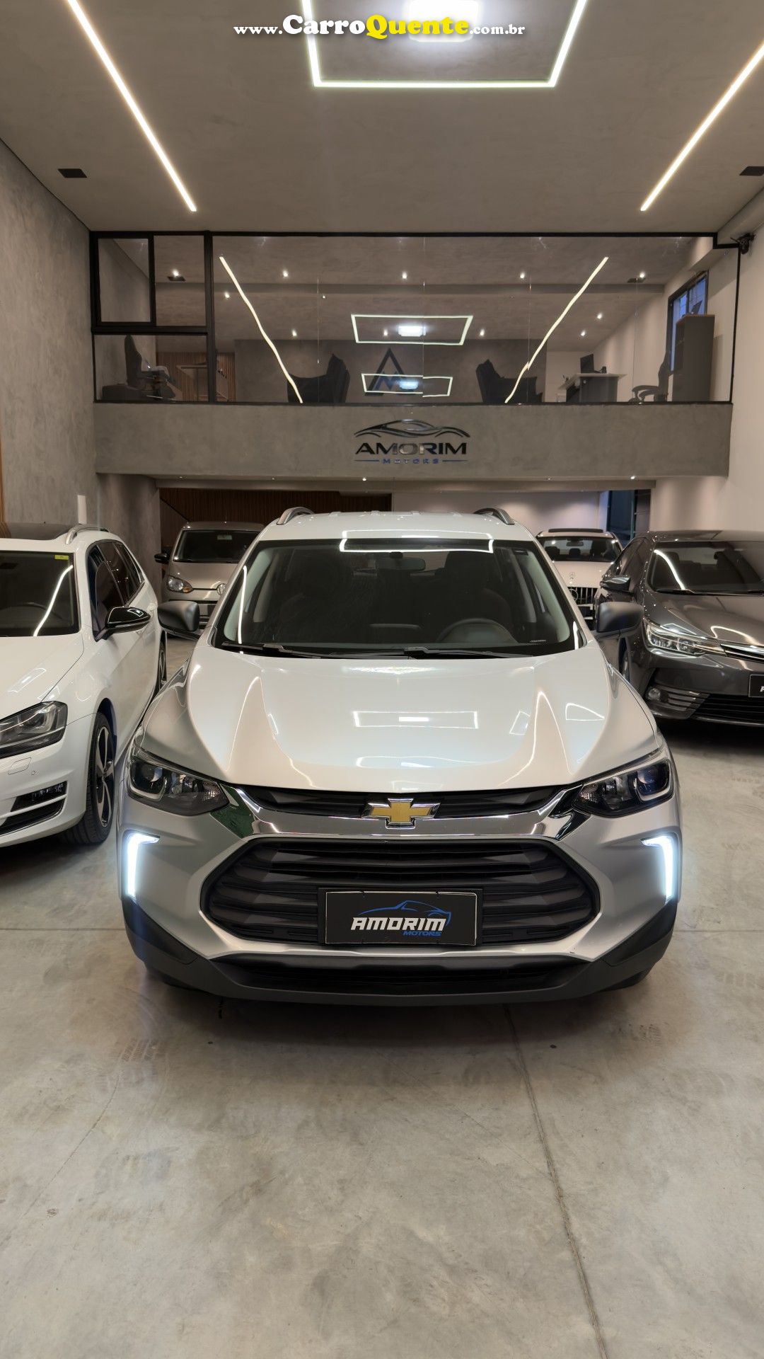 CHEVROLET   TRACKER 1.0 TURBO 12V FLEX AUT.    PRATA 2021 1.0 FLEX - Loja
