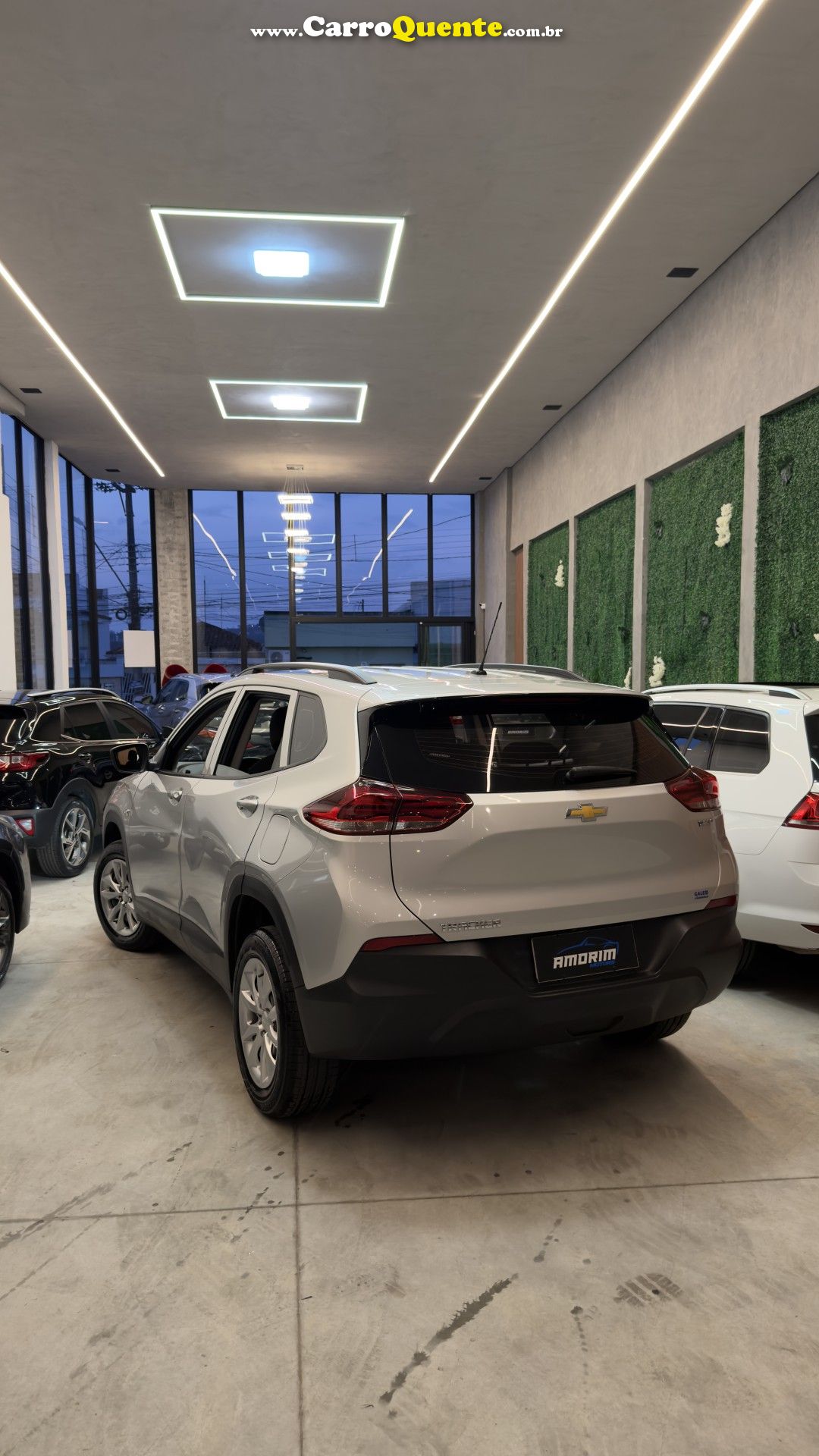 CHEVROLET   TRACKER 1.0 TURBO 12V FLEX AUT.    PRATA 2021 1.0 FLEX - Loja