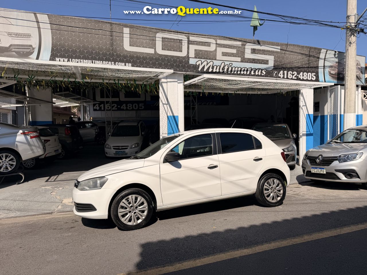 VOLKSWAGEN   GOL CITY (TREND)TITAN 1.0 T. FLEX 8V 4P   BRANCO 2014 1.0 FLEX - Loja
