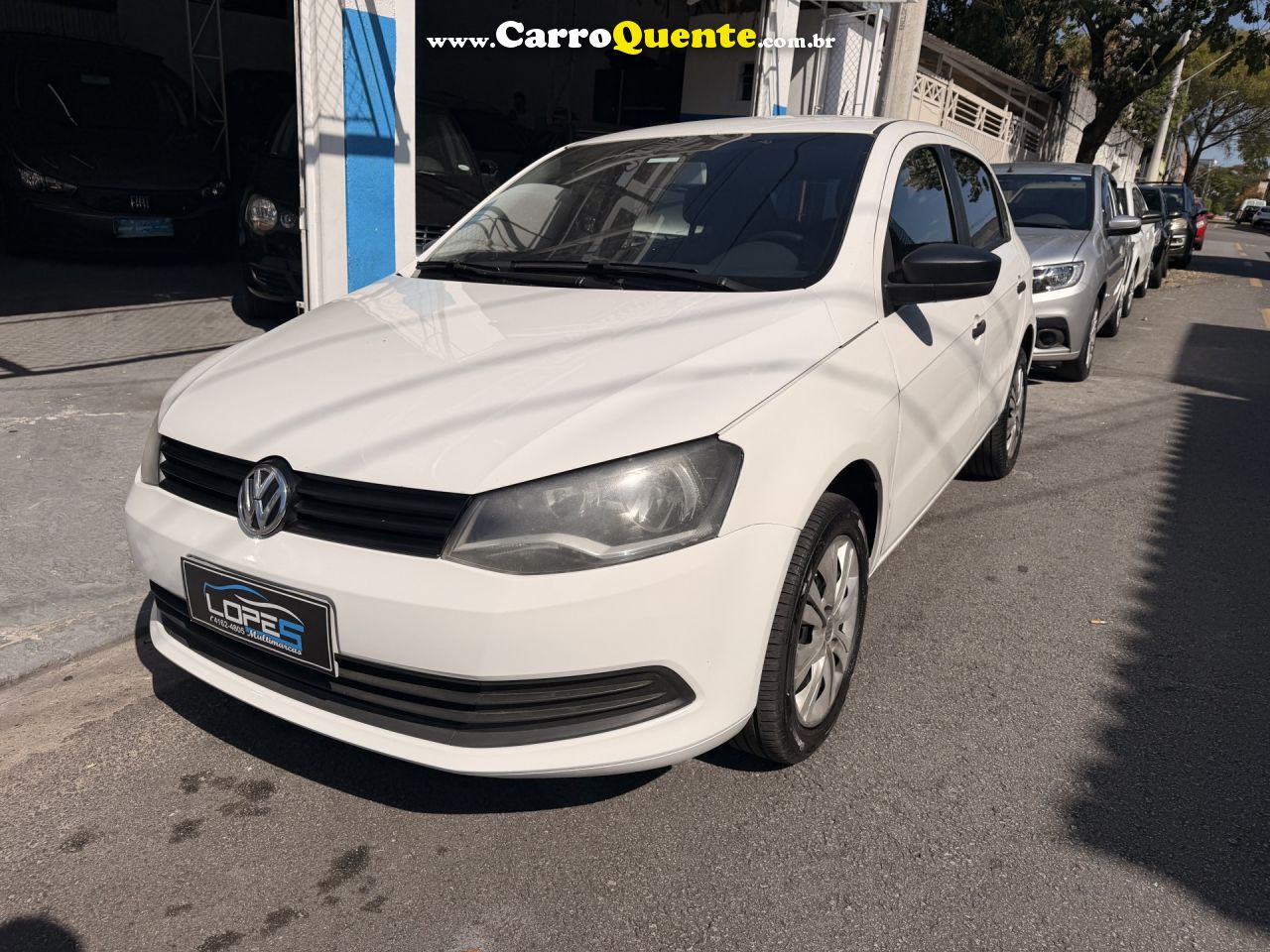 VOLKSWAGEN   GOL CITY (TREND)TITAN 1.0 T. FLEX 8V 4P   BRANCO 2014 1.0 FLEX - Loja