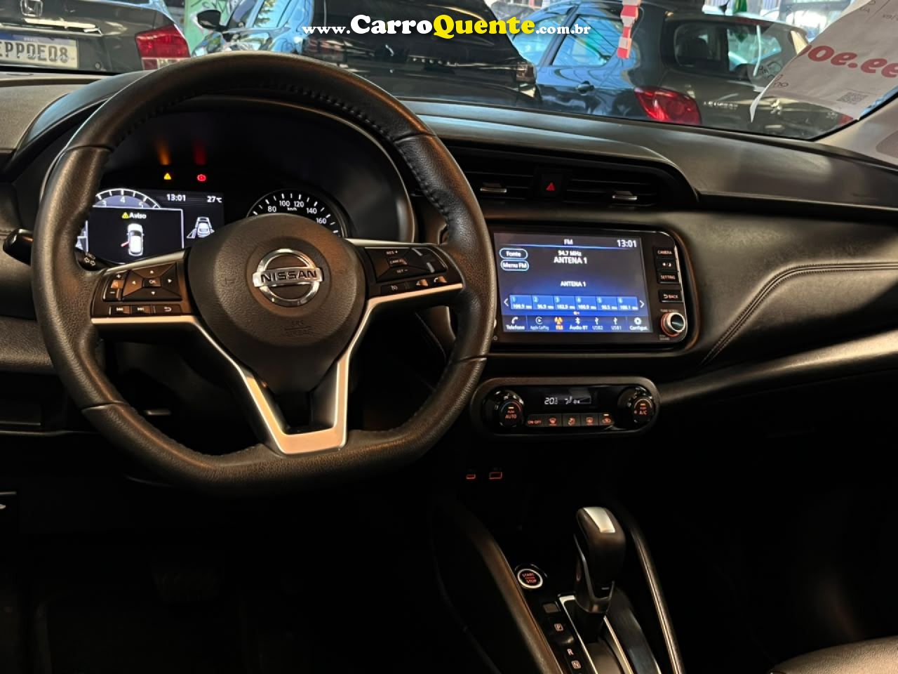 NISSAN   KICKS EXCLUSIVE 1.6 16V FLEX AUT.   AZUL 2022 1.6 FLEX - Loja