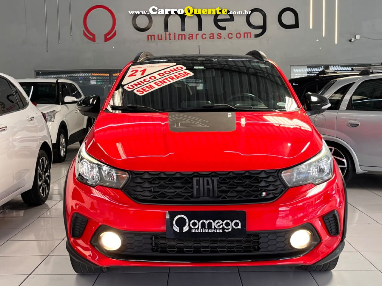 FIAT   ARGO TREKKING 1.3 8V FLEX   VERMELHO 2021 1.3 FLEX - Loja
