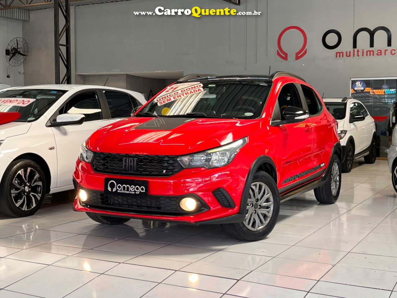 FIAT   ARGO TREKKING 1.3 8V FLEX   VERMELHO 2021 1.3 FLEX - Loja