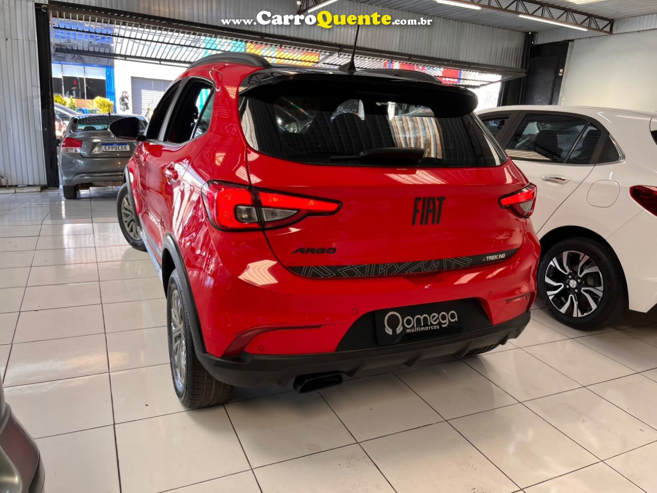 FIAT   ARGO TREKKING 1.3 8V FLEX   VERMELHO 2021 1.3 FLEX - Loja