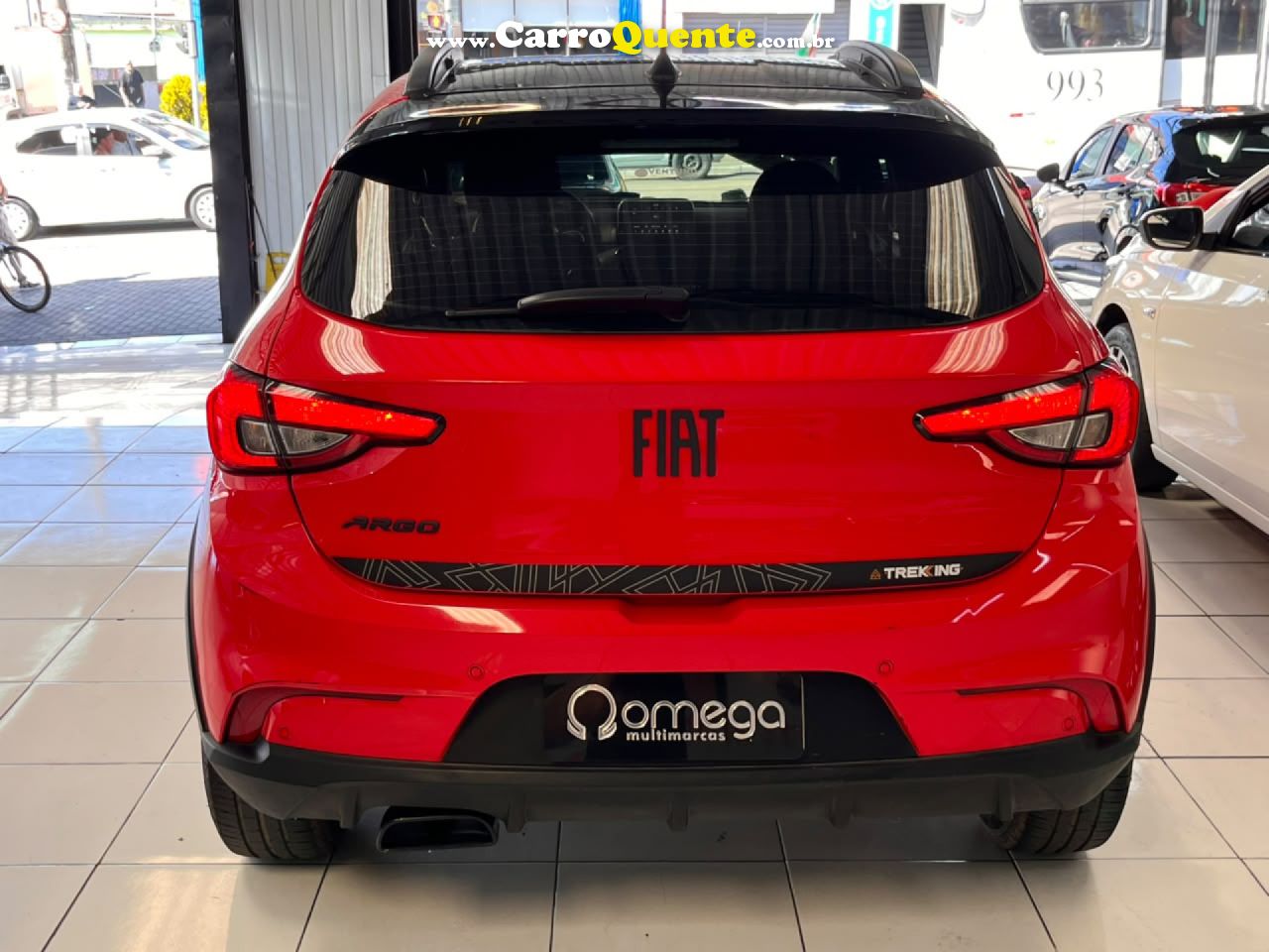 FIAT   ARGO TREKKING 1.3 8V FLEX   VERMELHO 2021 1.3 FLEX - Loja