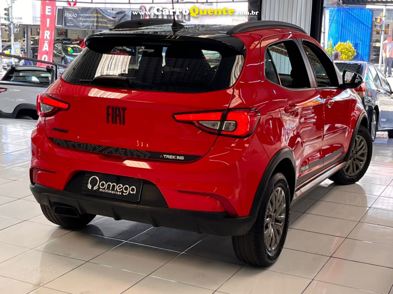 FIAT   ARGO TREKKING 1.3 8V FLEX   VERMELHO 2021 1.3 FLEX - Loja