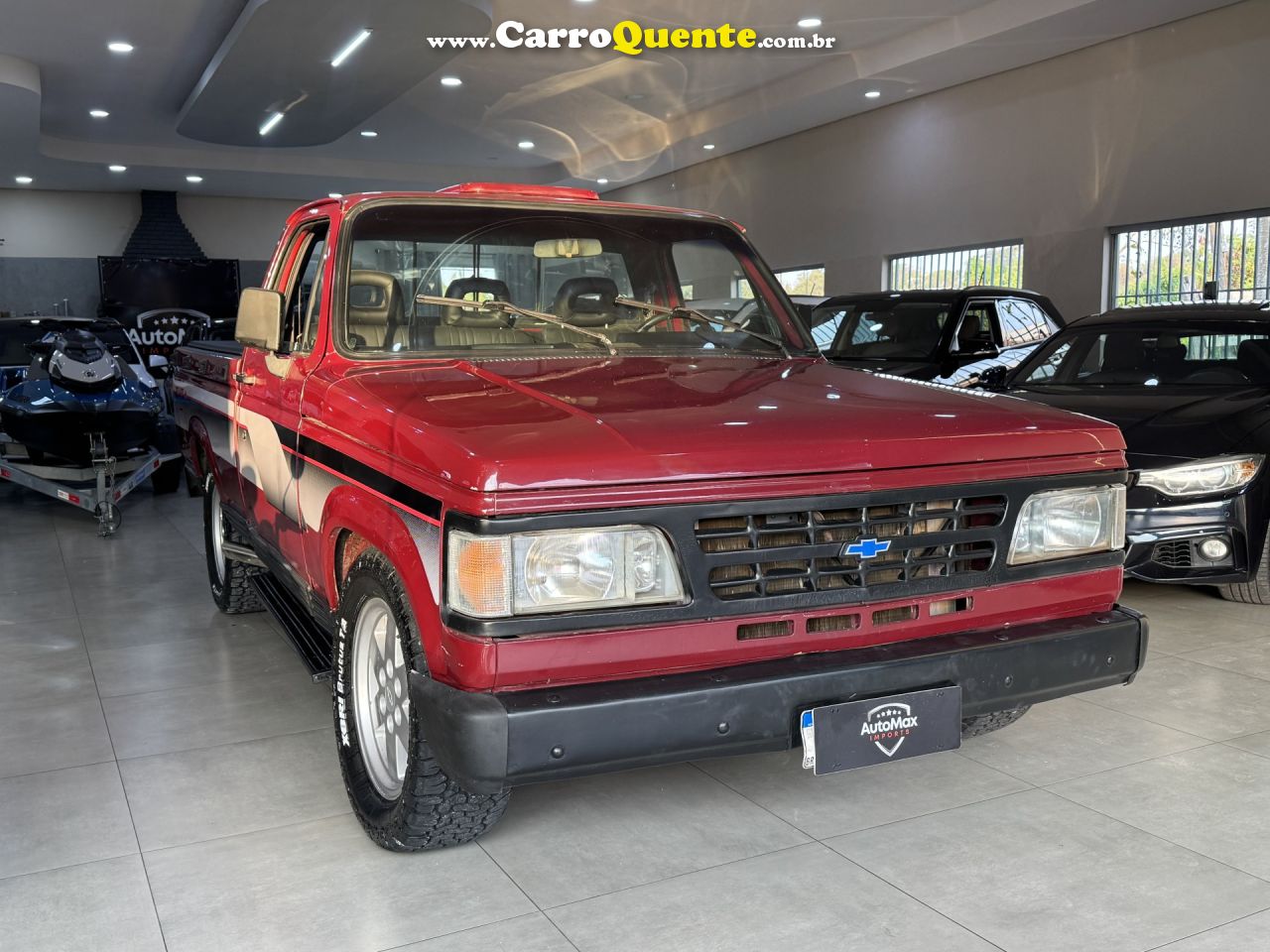 CHEVROLET   D20 LUXO   VERMELHO 1993 4000 DIESEL - Loja