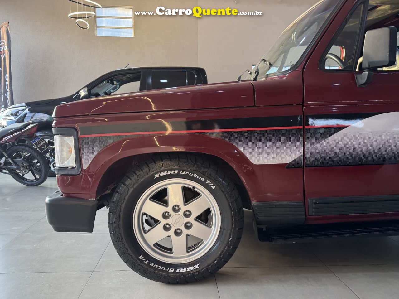 CHEVROLET   D20 LUXO   VERMELHO 1993 4000 DIESEL - Loja