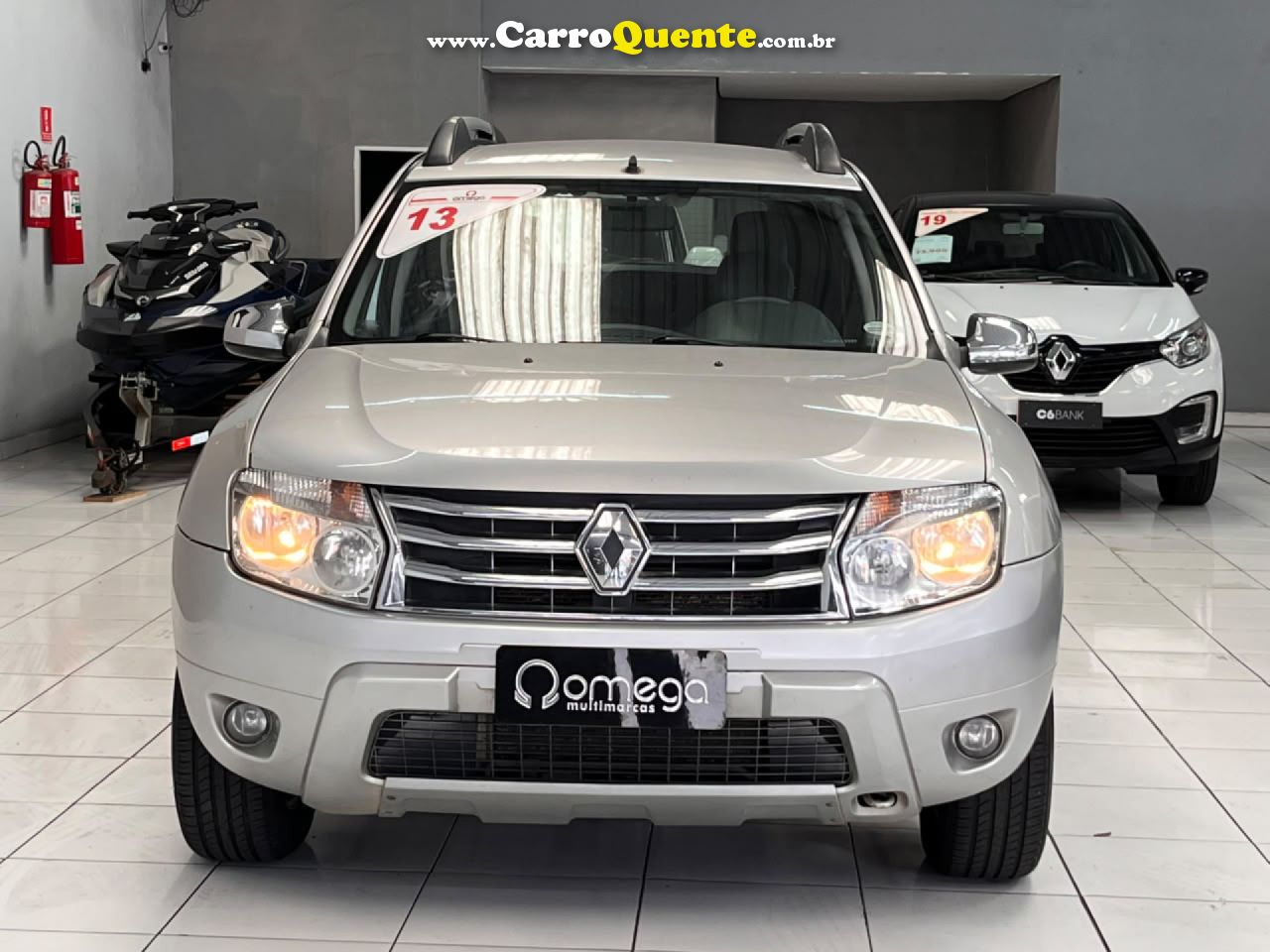 RENAULT   DUSTER DYNAMIQUE 1.6 FLEX 16V MEC.   PRATA 2013 1.6 FLEX - Loja