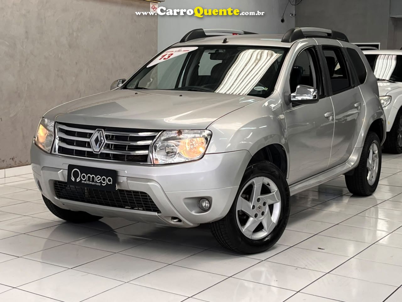 RENAULT   DUSTER DYNAMIQUE 1.6 FLEX 16V MEC.   PRATA 2013 1.6 FLEX - Loja