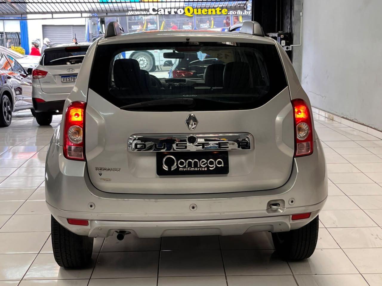 RENAULT   DUSTER DYNAMIQUE 1.6 FLEX 16V MEC.   PRATA 2013 1.6 FLEX - Loja