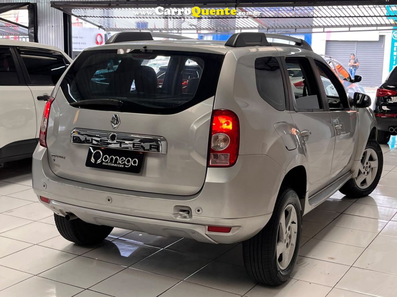 RENAULT   DUSTER DYNAMIQUE 1.6 FLEX 16V MEC.   PRATA 2013 1.6 FLEX - Loja
