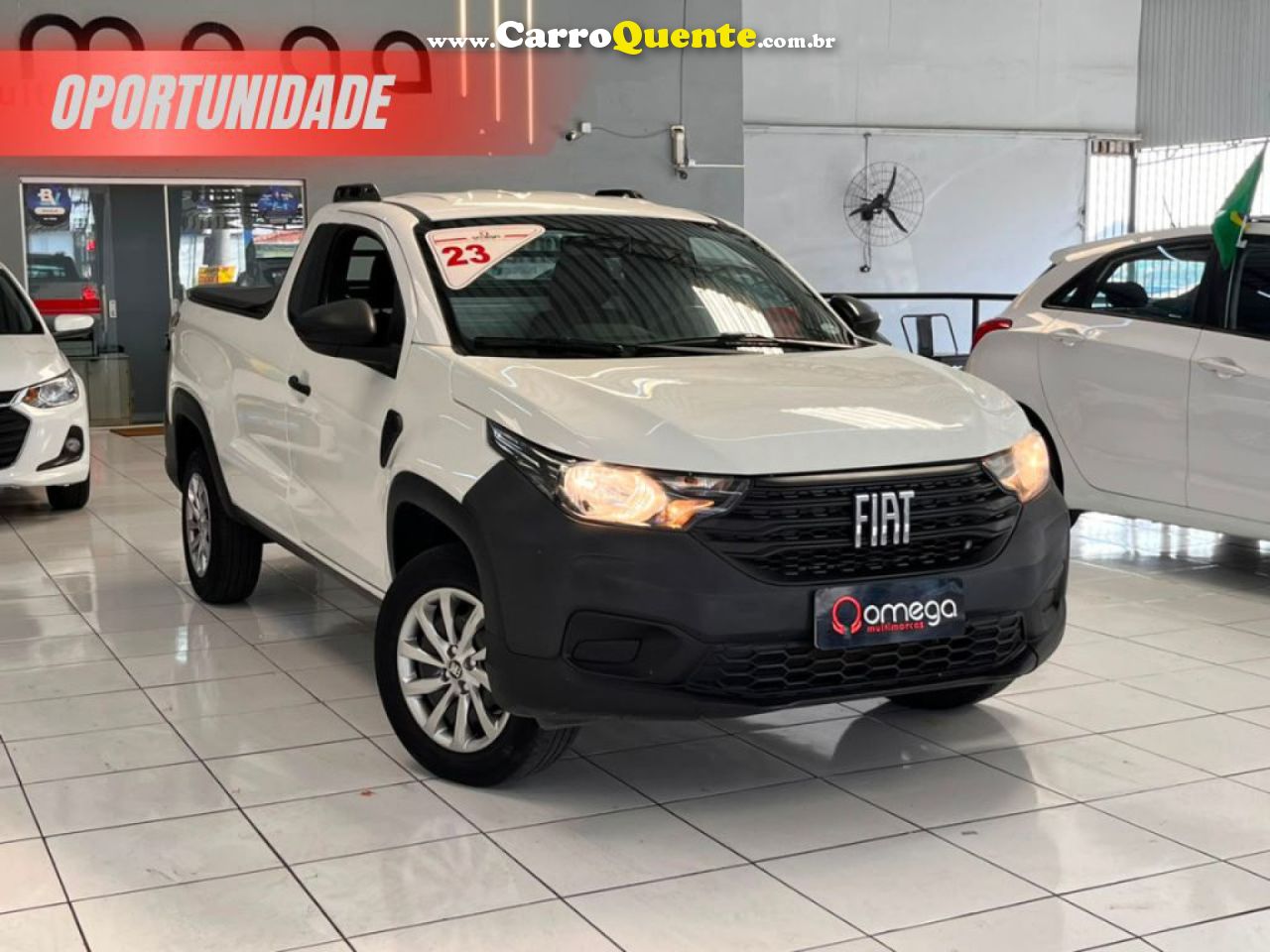 FIAT   STRADA ENDURANCE 1.4 FLEX 8V CS PLUS   BRANCO 2023 1.4 FLEX - Loja