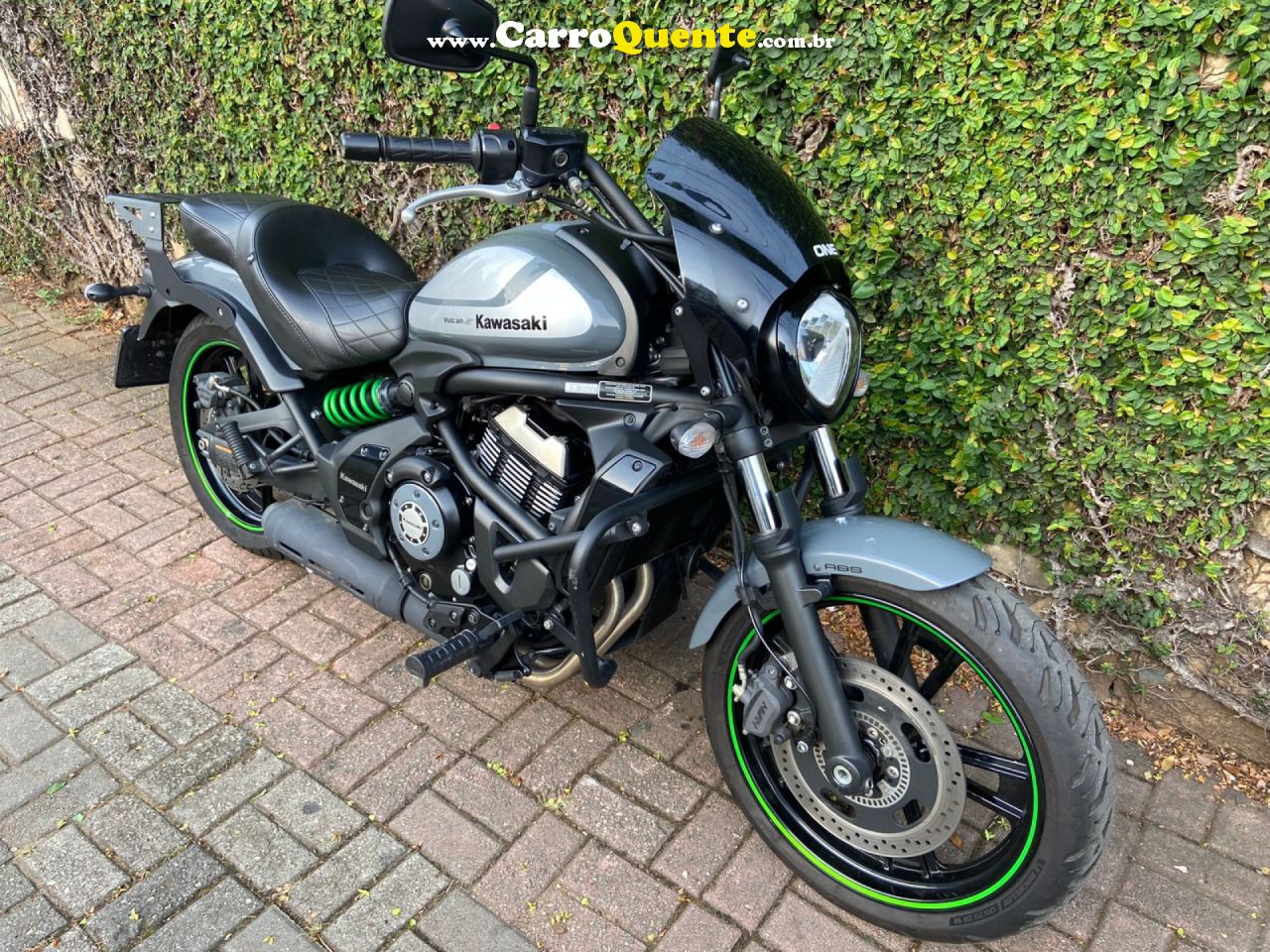 KAWASAKI   VULCAN 650   CINZA 2018 650 GASOLINA - Loja