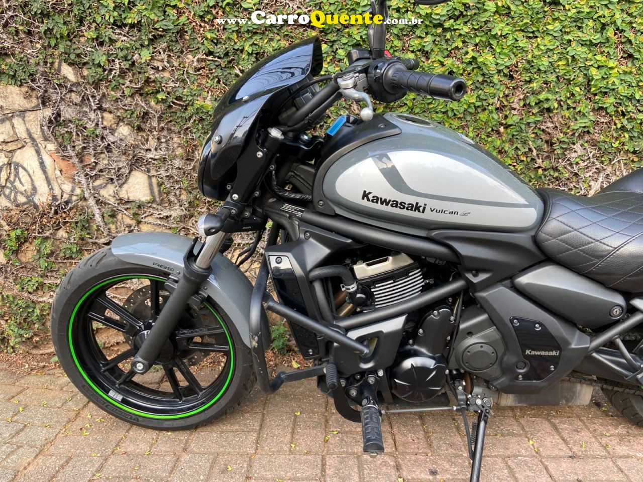 KAWASAKI   VULCAN 650   CINZA 2018 650 GASOLINA - Loja